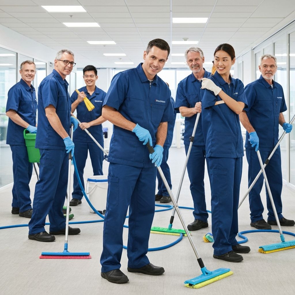 전문 청소 진행